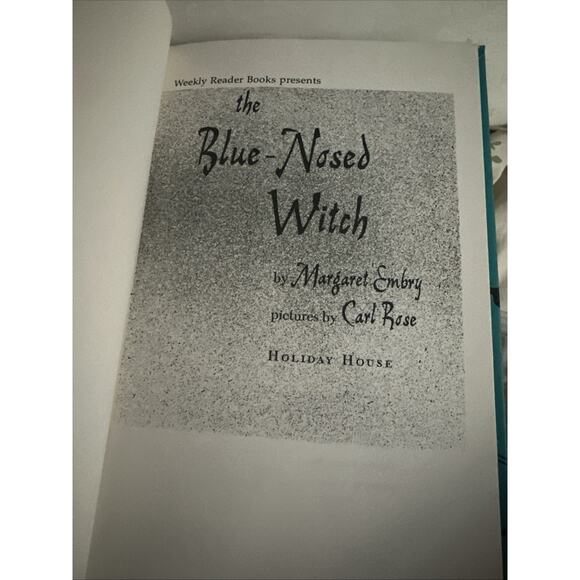 Blue-Nosed Witch - Margaret Embry - 1956 - Weekly Reader Book Club - Hardcover - Picture 3 of 6
